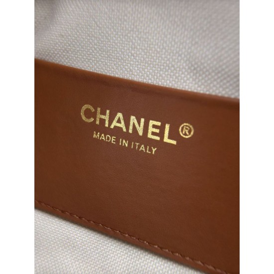 Replica di alta qualità Borsa bowling grande Chanel AS6406 con tracolla a catena Marrone Replica Perfetta Borsa bowling grande Chanel AS6406 con tracolla a catena Marrone
