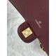 Replica di alta qualità Borsa Chanel 26A con manici pelle con motivo a sfere AS5280 Borgogna Replica Perfetta Borsa Chanel 26A con manici pelle con motivo a sfere AS5280 Borgogna