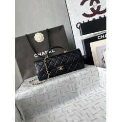 Borsa Chanel 26A con manici pelle con motivo a sfere AS5280 Nero Borsa Chanel 26A con manici pelle con motivo a sfere AS5280 Nero