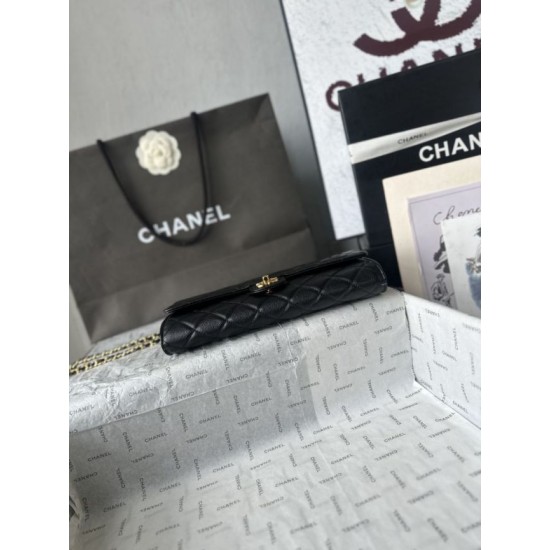 Replica di alta qualità Borsa Chanel 26A con manici pelle con motivo a sfere AS5280 Nero Replica Perfetta Borsa Chanel 26A con manici pelle con motivo a sfere AS5280 Nero