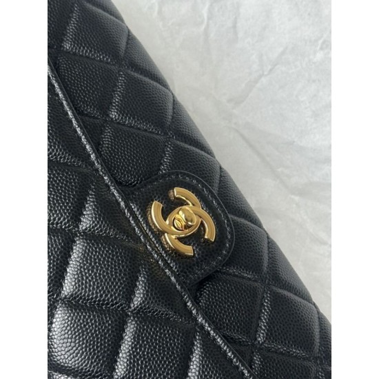 Replica di alta qualità Borsa Chanel 26A con manici pelle con motivo a sfere AS5280 Nero Replica Perfetta Borsa Chanel 26A con manici pelle con motivo a sfere AS5280 Nero
