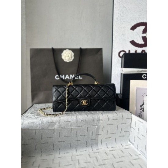 Replica di alta qualità Borsa Chanel 26A con manici pelle con motivo a sfere AS5280 Nero Replica Perfetta Borsa Chanel 26A con manici pelle con motivo a sfere AS5280 Nero