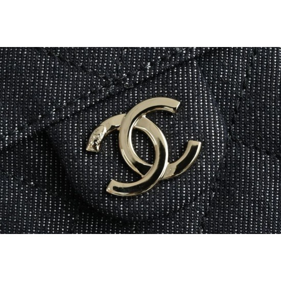 Replica di alta qualità Borsa Chanel 26s Hobo AS5293 denim Blu Replica Perfetta Borsa Chanel 26s Hobo AS5293 denim Blu