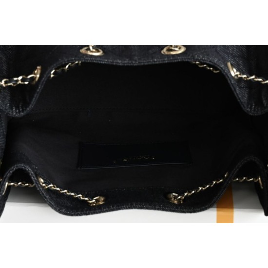 Replica di alta qualità Borsa Chanel 26s Hobo AS5293 denim Blu Replica Perfetta Borsa Chanel 26s Hobo AS5293 denim Blu