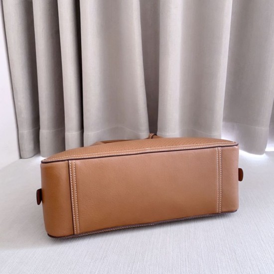 Borsa da bowling Miu Miu Vivant 5BB199 Marrone