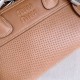 Borsa da bowling Miu Miu Vivant 5BB199 Marrone