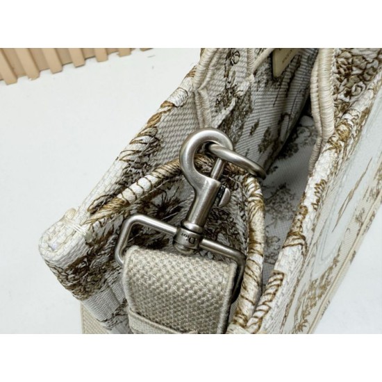 Replica di alta qualità Borsa Dior Dioriviera Book Tote piccola/media/grande con ricamo floreale Marrone Replica Perfetta Borsa Dior Dioriviera Book Tote piccola/media/grande con ricamo floreale Marrone