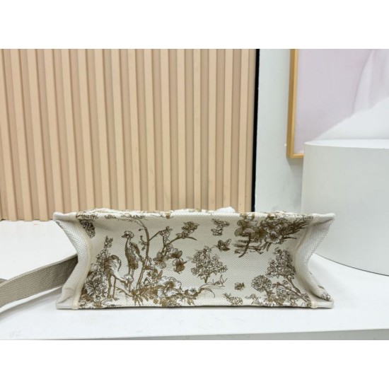 Replica di alta qualità Borsa Dior Dioriviera Book Tote piccola/media/grande con ricamo floreale Marrone Replica Perfetta Borsa Dior Dioriviera Book Tote piccola/media/grande con ricamo floreale Marrone