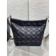 Replica di alta qualità Borsa Dior Toujours Hobo cucitura cannage Nero Replica Perfetta Borsa Dior Toujours Hobo cucitura cannage Nero