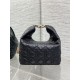 Replica di alta qualità Borsa Dior Toujours Hobo cucitura cannage Nero Replica Perfetta Borsa Dior Toujours Hobo cucitura cannage Nero
