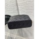 Replica di alta qualità Borsa Dior Toujours Hobo cucitura cannage Nero Replica Perfetta Borsa Dior Toujours Hobo cucitura cannage Nero