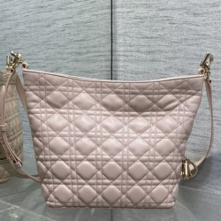 Replica di alta qualità Borsa Dior Toujours Hobo cucitura cannage rosa Replica Perfetta Borsa Dior Toujours Hobo cucitura cannage rosa