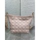 Replica di alta qualità Borsa Dior Toujours Hobo cucitura cannage rosa Replica Perfetta Borsa Dior Toujours Hobo cucitura cannage rosa