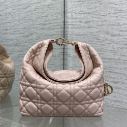 Replica Perfetta Borsa Dior Toujours Hobo cucitura cannage rosa