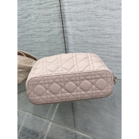 Replica di alta qualità Borsa Dior Toujours Hobo cucitura cannage rosa Replica Perfetta Borsa Dior Toujours Hobo cucitura cannage rosa