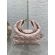 Replica di alta qualità Borsa Dior Toujours Hobo cucitura cannage rosa Replica Perfetta Borsa Dior Toujours Hobo cucitura cannage rosa