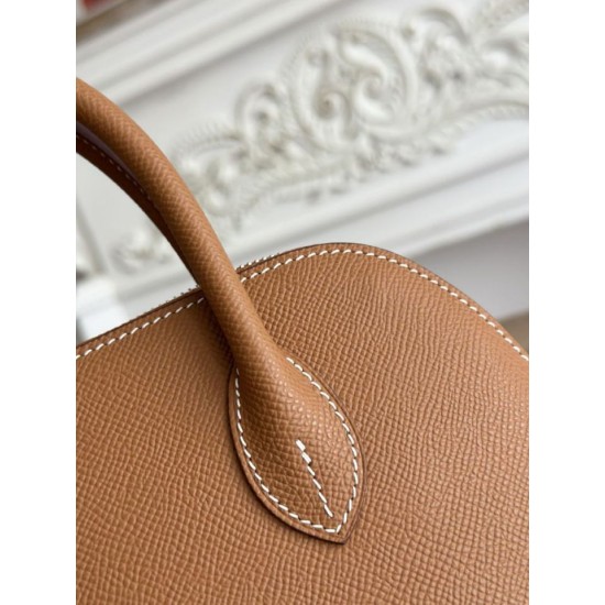 Replica di alta qualità Borsa Hermes Bolide 1923 25cm tessuto Epsom giallo terroso Replica Perfetta Borsa Hermes Bolide 1923 25cm tessuto Epsom giallo terroso