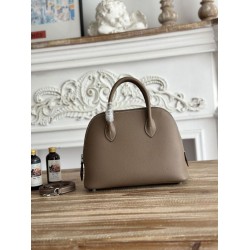 Borsa Hermes Bolide 1923 25cm tessuto Epsom Grigio