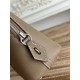 Replica Perfetta Borsa Hermes Bolide 1923 25cm tessuto Epsom Grigio