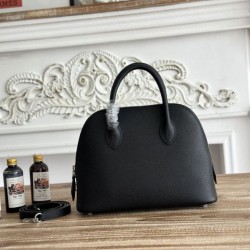 Replica Perfetta Borsa Hermes Bolide 1923 25cm tessuto Epsom nero