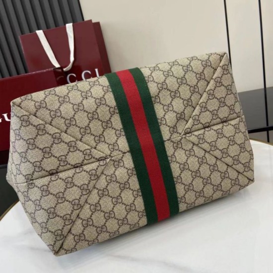 Replica Perfetta Borsa tote Gucci Ophidia GG Supreme marrone