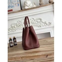 Borsa tote Hermès Garden Party 30 Rouge