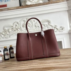 Replica Perfetta Borsa tote Hermès Garden Party 30 Rouge