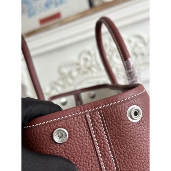 Replica di alta qualità Borsa tote Hermès Garden Party 30 Rouge Replica Perfetta Borsa tote Hermès Garden Party 30 Rouge