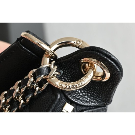 Replica di alta qualità Chanel 26S Quilted Hobo crescent-shaped bag AS5094 Nero Replica Perfetta Chanel 26S Quilted Hobo crescent-shaped bag AS5094 Nero