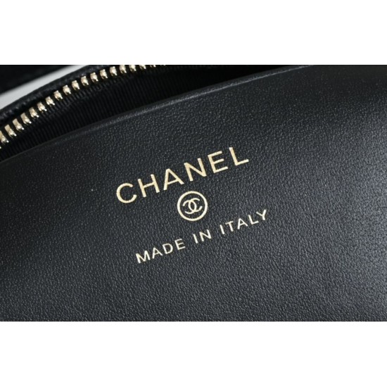 Replica di alta qualità Chanel 26S Quilted Hobo crescent-shaped bag AS5094 Nero Replica Perfetta Chanel 26S Quilted Hobo crescent-shaped bag AS5094 Nero
