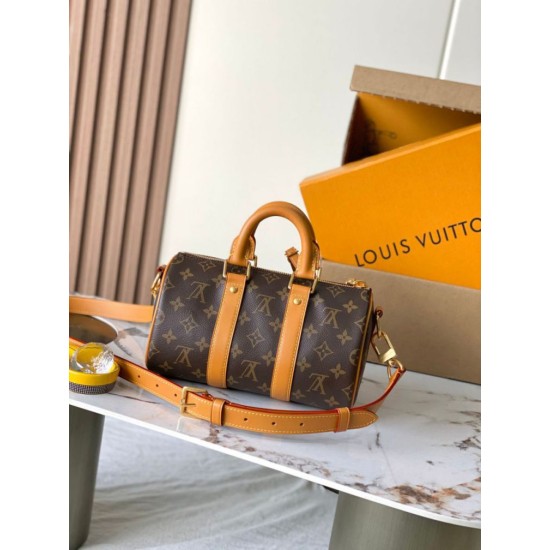 Replica Perfetta [Chip MB163c] Borsa a tracolla LV Keepall Bandoulière 25 M28957