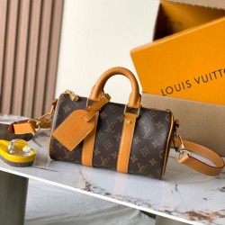 Replica Perfetta [Chip MB163c] Borsa a tracolla LV Keepall Bandoulière 25 M28957