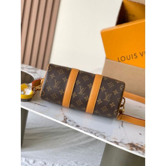 Replica Perfetta [Chip MB163c] Borsa a tracolla LV Keepall Bandoulière 25 M28957