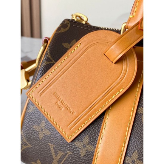 Replica Perfetta [Chip MB163c] Borsa a tracolla LV Keepall Bandoulière 25 M28957