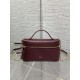 Replica di alta qualità Pochette Dior il trucco Lady Dior Borgogna Replica Perfetta Pochette Dior il trucco Lady Dior Borgogna