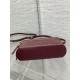 Replica di alta qualità Pochette Dior il trucco Lady Dior Borgogna Replica Perfetta Pochette Dior il trucco Lady Dior Borgogna