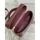 Replica di alta qualità Pochette Dior il trucco Lady Dior Borgogna Replica Perfetta Pochette Dior il trucco Lady Dior Borgogna