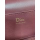 Replica di alta qualità Pochette Dior il trucco Lady Dior Borgogna Replica Perfetta Pochette Dior il trucco Lady Dior Borgogna
