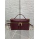 Replica di alta qualità Pochette Dior il trucco Lady Dior Borgogna Replica Perfetta Pochette Dior il trucco Lady Dior Borgogna