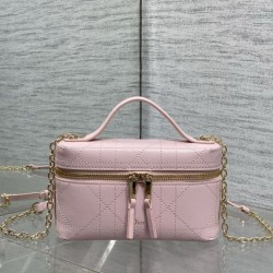 Replica Perfetta Pochette Dior il trucco Lady Dior Rosa