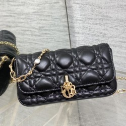 Replica Perfetta Pochette per cellulare Dior My Dior Talk nera