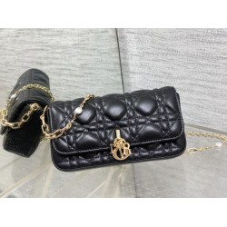Pochette per cellulare Dior My Dior Talk nera