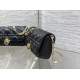 Replica di alta qualità Pochette per cellulare Dior My Dior Talk nera Replica Perfetta Pochette per cellulare Dior My Dior Talk nera