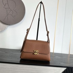 Borse Chanel Souplissimo Piccolo/Maxi Flap vitello Marrone
