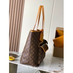 [Pelle originale MB163c] Borsa tote Louis Vuitton Neverfull Cargo M2A617