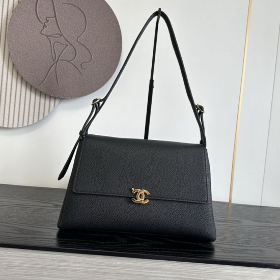 Replica identica Borse Chanel Souplissimo Piccolo/Maxi Flap vitello Nero Replica identica Borse Chanel Souplissimo Piccolo/Maxi Flap vitello Nero