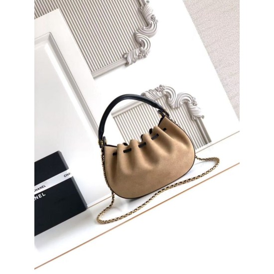 Replica Borsa a secchiello Chanel AS6617 Cloud con coulisse Marrone Replica Borsa a secchiello Chanel AS6617 Cloud con coulisse Marrone