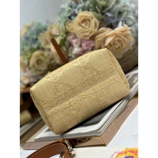 Replica Borsa tote verticale Toujours piccola Dior rafia marrone Replica Borsa tote verticale Toujours piccola Dior rafia marrone
