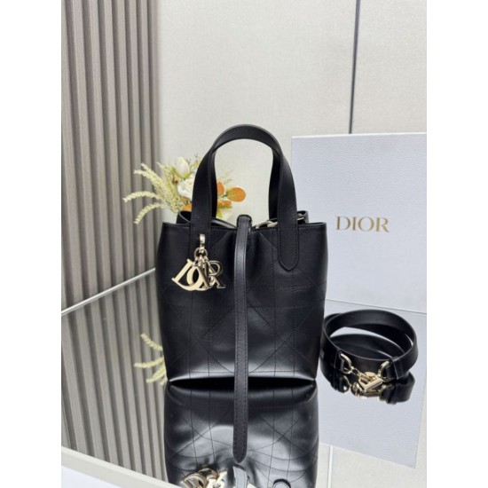 Replica perfetta Borsa piccola verticale Dior Toujours nera Replica perfetta Borsa piccola verticale Dior Toujours nera