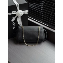 Borsa Chanel Chain Baguette Flap AS6427 Nera Borsa Chanel Chain Baguette Flap AS6427 Nera